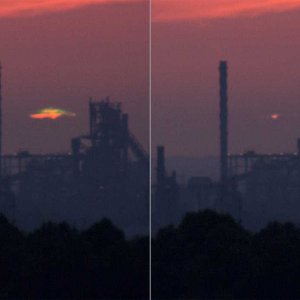 Erlöschende Sonne am Dienstag