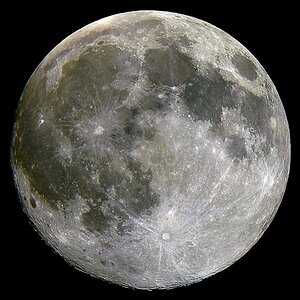 Vollmond gestern Nacht