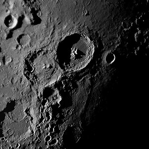 Mondkrater vom 17.07.2014