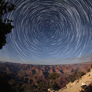 Grand Canyon Strichspuren