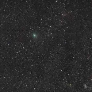Komet Jacques beim Bubble Nebel (Widefield)
