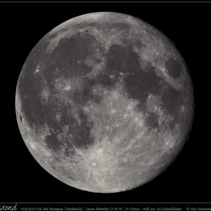 Mond mit Powershot SX 40 HS