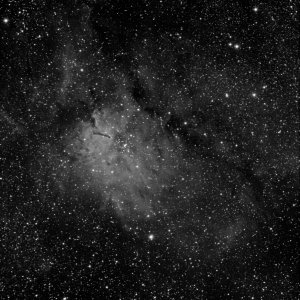 NGC 6823 und Emissionsnebel NGC 6820 im Fuchs