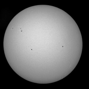 Sonne im Weißlicht