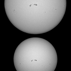 Sonne im Weißlicht