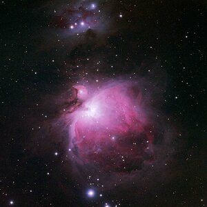 M42 HaRGB bei Vollmond