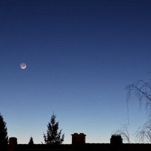 Mond, Venus, Mars und endlich freier Himmel