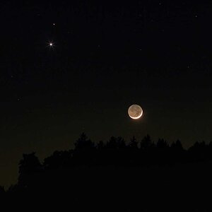 Mond & Venus & Mars