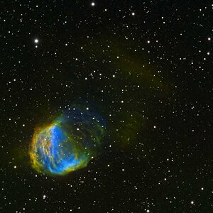 Abell 21 - Medusa Nebel in Hubble Palette