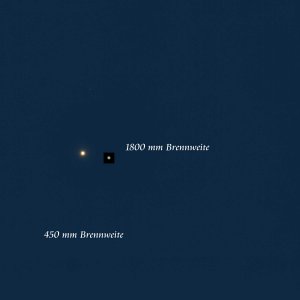 Der Abendstern Venus @ 2015-02-28 - 18:43 MEZ