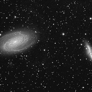 Erster Test 81Q, 352mm Brennweite, M81/82