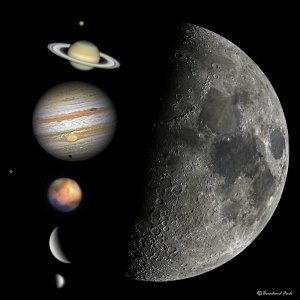 Best of Sonnensystem + Mondmosaik