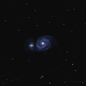 First Light M 51