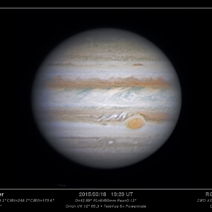 Jupiter mit GRF 18.03.2015