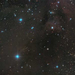 Umgebung vom Schlüsselloch-Nebel - NGC 1999