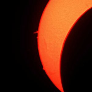 H-Alpha Sonnenfinsternis