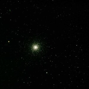 M13 bei Mondaufgang