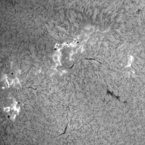 h-alpha Sonne 07.06.2015