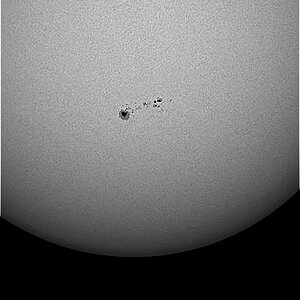 Sonnenflecken vom 17.06.2015