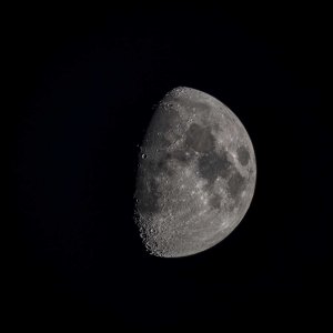 Mond mit Mak 100/1400 und 6D, single shot