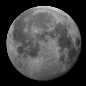 Kurz nach Vollmond