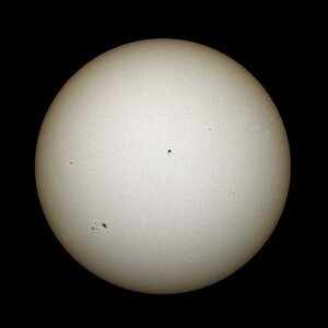 Sonne im Weißlicht