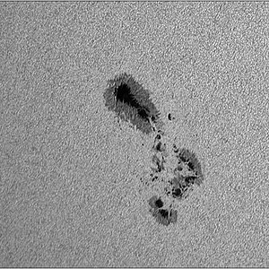 Sonnenfleck AR 12396 am 08.08.2015