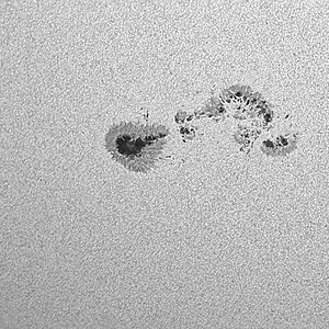Sonnenfleckengruppe AR 12396 am 09.08.2015