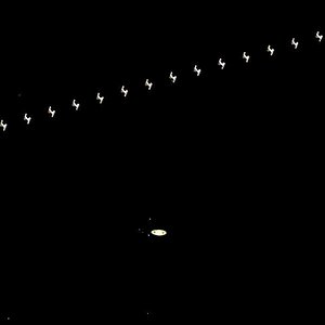 ISS - Vorbeiflug am Saturn
