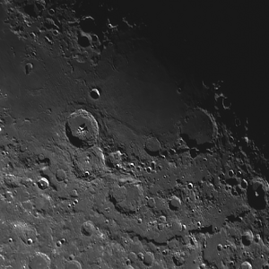 von Theophilus über Rupes Altai bis Piccolomini
