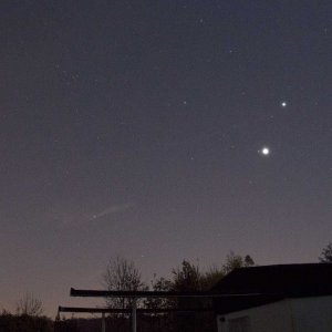 Planetentrio am Morgenhimmel