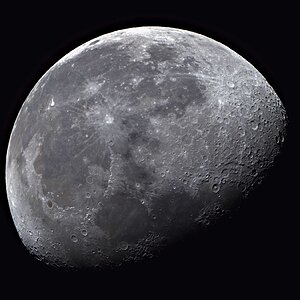 Mond vom Samstag erster Test der ASI178MC
