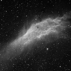NGC1499 mit Super Teleobjektiv !