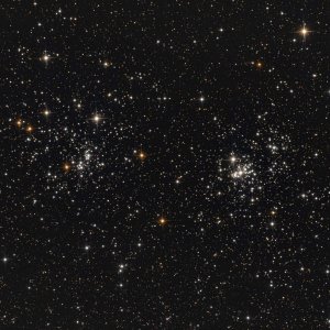 h Persei (NGC 869) und Chi Persei (NGC 884)