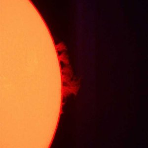 Das erste annehmbare Sonnenbild in 2016