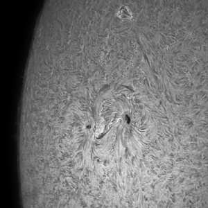 Das erste annehmbare Sonnenbild in 2016