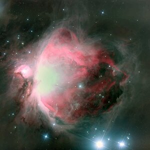 4860 sec Belichtungzeit M42 mit 18" F2,9 Newton
