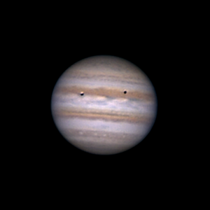 Jupiter - doppeltes Mondereignis am 8.3.16