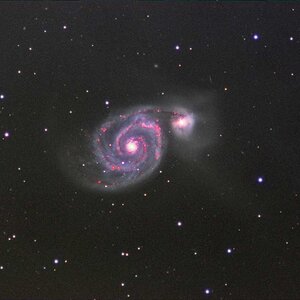 M51 L RGB Ha