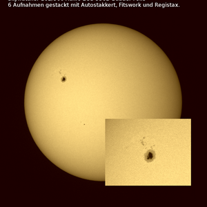 AR12529 am 11. April mit 500mm