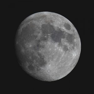 Der Mond von gestern.