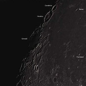 Mond mit Grimaldi Kater