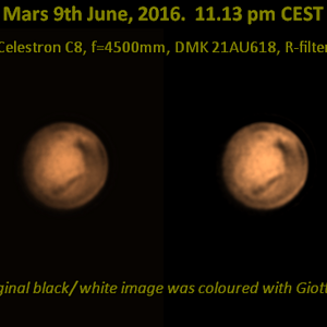 Mars im rheinhessischen Luftgewabber
