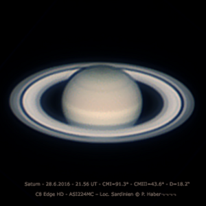 Saturn aus südlichen Gefilden