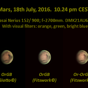 Mars 18.7.16 mit Kasai Nerius 152/900