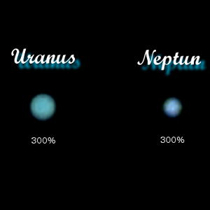 Uranus & Neptun mit Strukturen