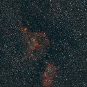 IC1805 und h&chi Persei Widefield