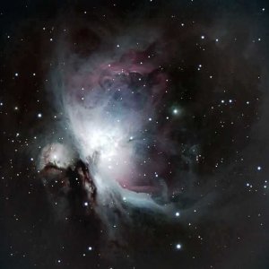 M42-Ausschnitt mit Frauenhofer Teleskop