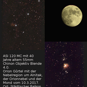 ASI 120 Spielereien bei fast Vollmond