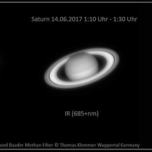 Saturn RGB, IR, Methan